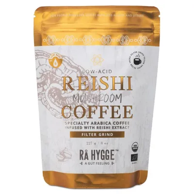 Rå Hygge Reishi Svampkaffe, 227 g, Bryggmalet – kaffealternativ