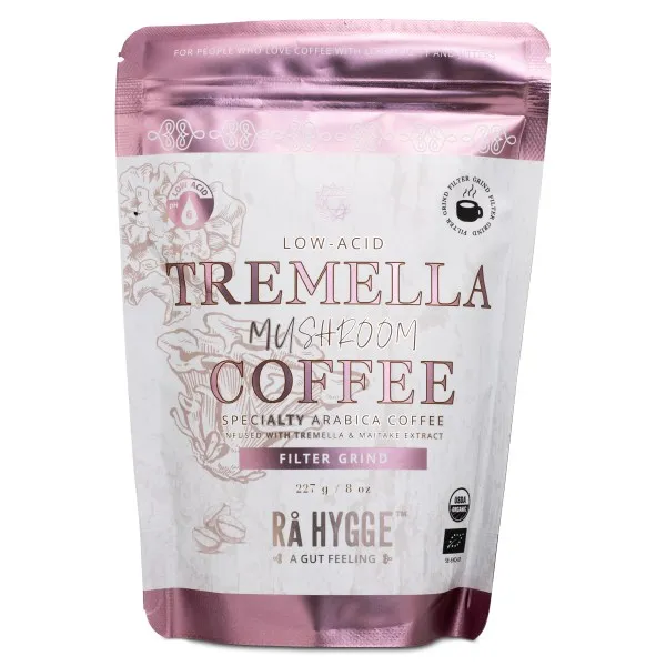 Rå Hygge Tremella & Maitake Svampkaffe, 227 g, Bryggmalet – kaffealternativ