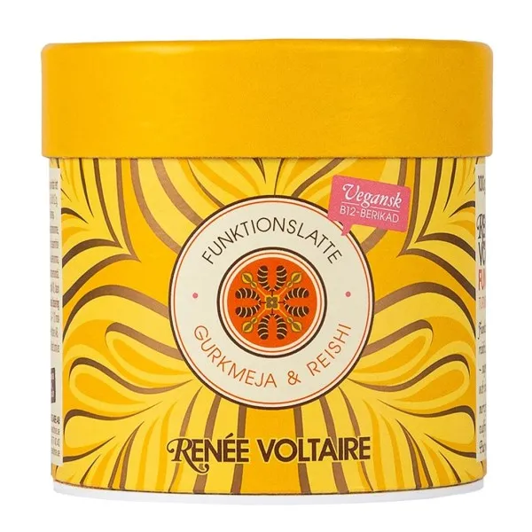 Renee Voltaire Funktionslatte, 100 g, Gurkmeja & Reishi – kaffealternativ
