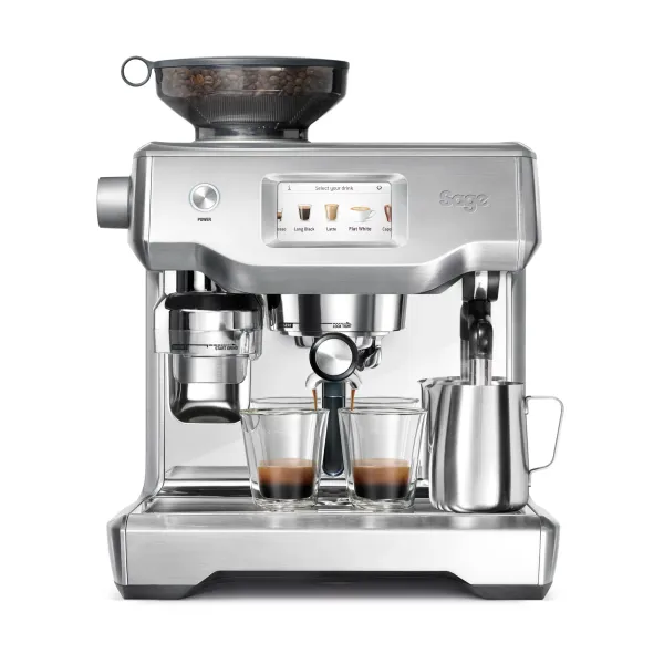 Sage SES 990 automatisk espressomaskin Brushed steel, espressomaskin