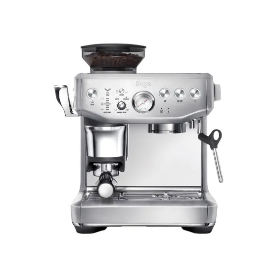 Sage the Barista Express™ Impress SES876BSS Espressomaskin med kvarn - Silver, espressomaskin