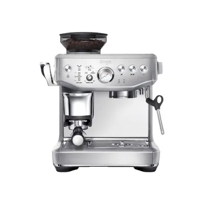 Sage the Barista Express™ Impress SES876BSS Espressomaskin med kvarn - Silver, espressomaskin