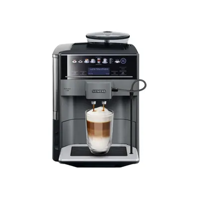Siemens EQ.6 Plus s100 TE651209RW Helautomatisk kaffemaskin bönor – Grå, espressomaskin