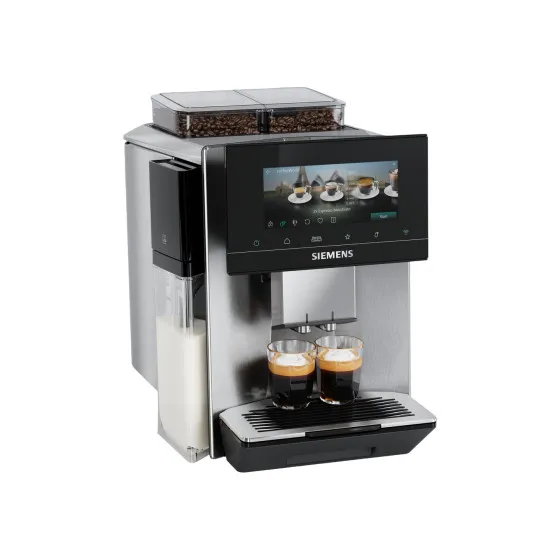 Siemens EQ900 plus iAroma TQ927EZ3 helautomatisk kaffemaskin bönor - rostfritt stål, espressomaskin
