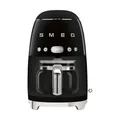 Smeg 50's Style kaffebryggare 10 koppar Svart, kaffebryggare