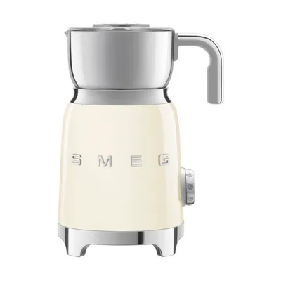 Smeg 50's Style mjölkskummare 60 cl Créme vit, tillbehör