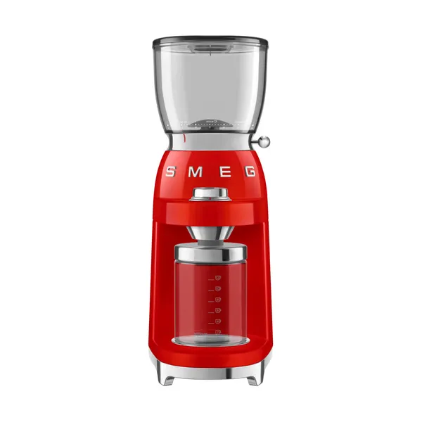 Smeg 50's Style kaffekvarn med återvunnet material Röd, kaffekvarn