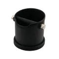 Sopresta Stor & Kraftig Svart Knock Box i Stål - 1800 ML, tillbehör