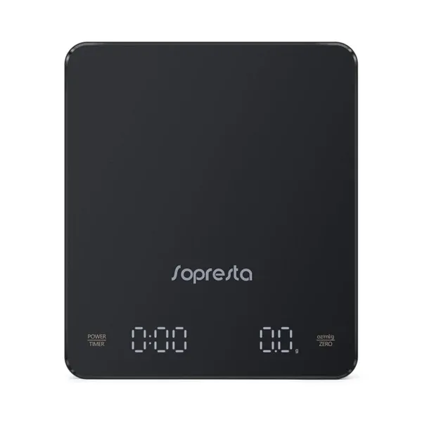 Sopresta Barista Precision Kaffe/Espresso vikt - SCS-002 - Svart, tillbehör