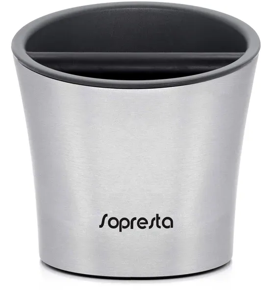 Sopresta Premium Knock box i stål, tillbehör