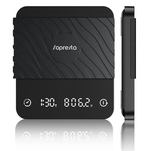 Sopresta Premium Kaffe/Espresso Vikt SCS-001 - Svart, tillbehör