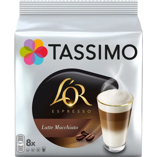 Tassimo L'OR Latte Macchiato Espresso 8st, kaffekapsel